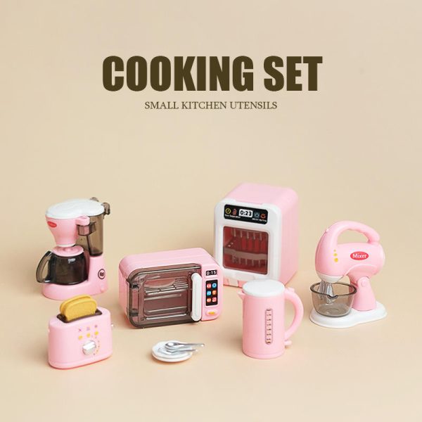 Set de Electrodomésticos de Cocina en Miniatura – Juego Completo de Cocina Infantil